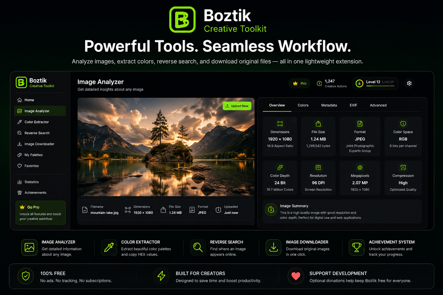 Boztik Creative Toolkit Preview